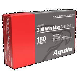 AGUILA 300 Win Mag Soft Point 180 Grain 20 Rounds