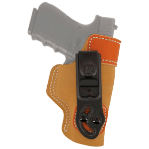 DeSantis Gunhide 106NAX3Z0 Sof-Tuck IWB Natural Leather/Suede Belt Clip Fits Sig P938 Fits Kimber Solo Right Hand