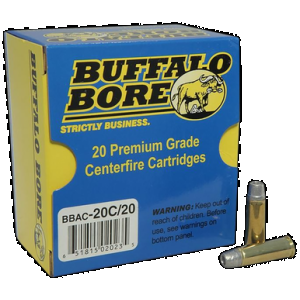BUFFALO Bore Ammunition 20c20 Standard Pressure Strictly Business 38special 158gr Lead Semi Wad Cutter Hollow Point 20 Rounds