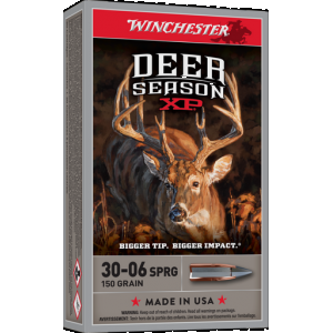 WINCHESTER Deer Season Xp Rifle Ammo 30-06 Springfield 150 Gr. Extreme Point 20 Rd