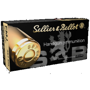 Sellier & Bellot SB357SIG Handgun 357Sig 140gr Full Metal Jacket 50 Rounds