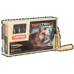 NORMA Ammunition 20157372 Dedicated Hunting Varmint 22-250rem 55gr Polymer Tip 20 Rounds