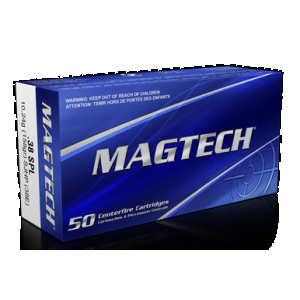 Magtech 38E Range/Training 38Special 158gr Semi Jacketed Hollow Point 50 Rounds