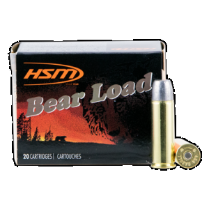 HSM Bear Load Ammunition 454 Casull Wide Flat Nose 325 Gr. 20 Rd.