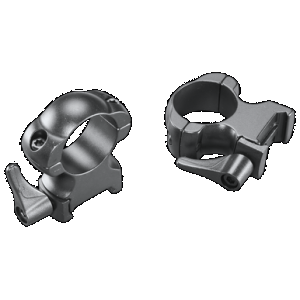 Weaver Mounts 49327 Lever Lok Matte Black 1" Extra High