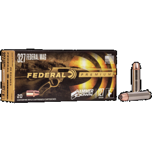 FEDERAL Premium Hammerdown 327 FEDERAL Magnum Bonded Hollow Point 127 Grain 20 Rounds