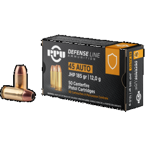 Prvi Partisan PPD45 45 ACP Jacketed Hollow Point 185 Grain 50 Rounds