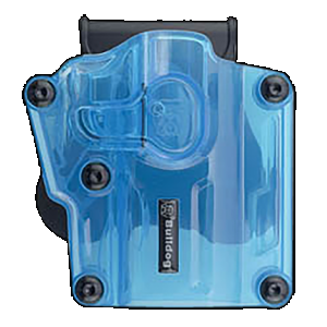 Bulldog MX005 Max Multi Fit OWB Transparent Blue Polymer Paddle Mount