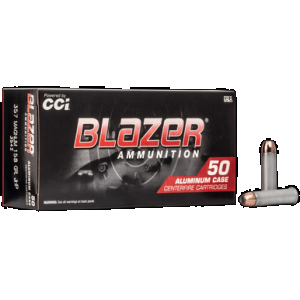 CCI Blazer Pistol Ammo 357 Mag 158 Gr. Jacketed Hollow Point 50 Rd.