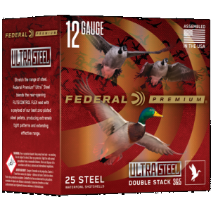 Federal PWUX1422 Premium 12Gauge 3" 1 1/4 oz 2 Shot 25 Rounds