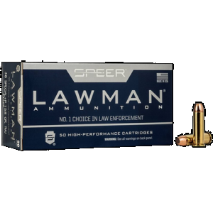SPEER Lawman Pistol Ammo 38 Spl. 158 Gr. Tmj 50 Rd.