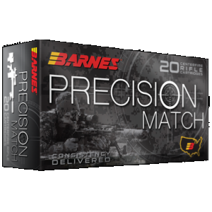 BARNES Bullets 32018 Precision Match 223rem 77gr Match Burner Otm Bt 20 Rounds