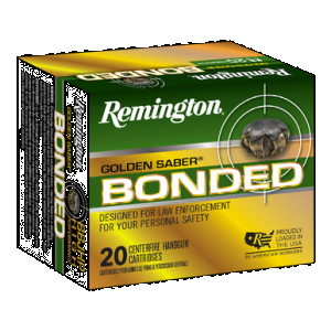 Remington Golden Saber Bonded Handgun Ammo 357 Sig. 125 gr. BJHP Bonded 20 rd.