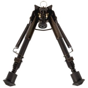 Allen Allen 2207 Bozeman Rifle Bipod Black Aluminum w/Sling Swivel Stud Mount, Rubber Feet & 6-9" Vertical Adjustment - $46.05 at Shooting Surplus