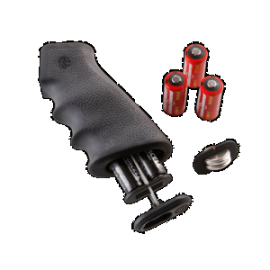 Hogue AR-15 Rubber Grip with Storage Kit Black
