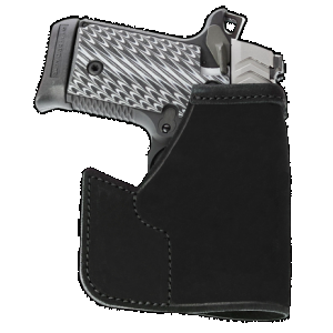 Galco PRO608B Pocket Protector Black Leather Fits Sig P238 Fits Springfield 911/Diamondback DB Ambidextrous