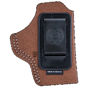 Bianchi 10380 6C IWB Tan Leather Belt Clip Fits 2" Barrels/Ruger/Colt Charter Arms Right Hand