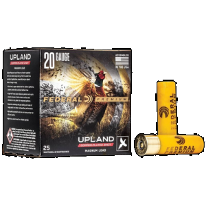 FEDERAL Premium Upland Wing-shok Ammo 20 Ga. 3 In. 1 1/4 Oz. 5 Shot 25 Rd.