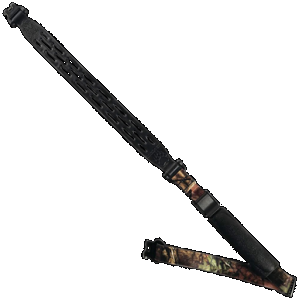 Limbsaver 12295 Kodiak-Air Sling made of Black NAVCOM Rubber & Mossy Oak Break-Up Nylon with 1" W & Adjustable Design for Rifles