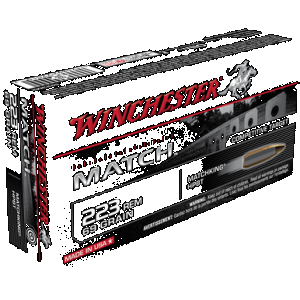 WINCHESTER Ammo S223m2 Match 223rem 69gr Sierra Matchking Bthp 20 Rounds