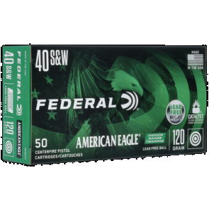 FEDERAL Ae40lf1 American Eagle Indoor Range Training 40s&w 120gr Lead Free Irt 50 Rounds