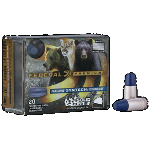 Federal Premium Pistol Ammo 9mm Luger Solid Core Synthetic 147 Grain 20 Rounds