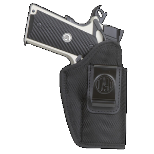 1791 Gunleather PNIWB4BLKR Premium Nylon IWB Size 04 Black Ballistic Nylon Belt Clip Right Hand