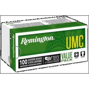 REMINGTON Umc Handgun Ammo 9mm 115 Gr. Fmj 100 Rd.