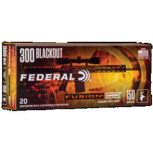 Federal Fusion Rifle Ammo 300 Blackout 150 gr. Fusion 20 rd.