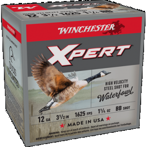 WINCHESTER Super-x Xpert Hi-velocity Steel 12 Ga. 3.5 In. 1 1/4 Oz. Bb Shot 25 Rd.