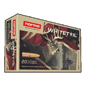 NORMA Ammunition 20160462 Dedicated Hunting Whitetail 243win 100gr Pointed Soft Point 20 Rounds