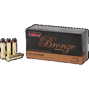 PMC Bronze .357 Magnum Handgun Ammo - 158 Grain | Jsp | 50rd Box