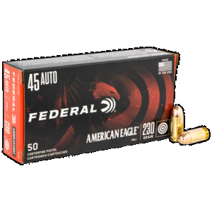FEDERAL American Eagle Pistol Ammo 45 Acp 230 Gr. Fmj 50 Rd. - Ae45a