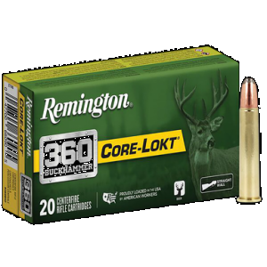 REMINGTON Corelokt Centerfire Rifle Ammo 360 Buckhammer 200 Gr. Sp 20 Rd.