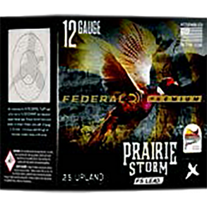 Federal PFX126FS5 Premium Prairie Storm FS 12Gauge 2.75" 1 1/4oz 5Shot 25 Rounds