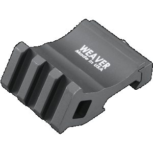 Weaver Mounts 99671 Offset Rail Adapter Black Anodized 0 MOA