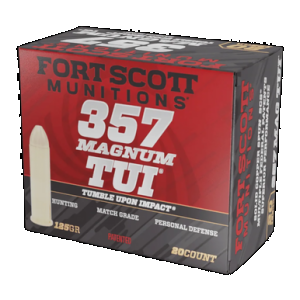 Fort Scott Munitions Pistol Ammo 357 Mag. 125 gr. TUI 20 rd.