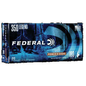 Federal Power-Shok Rifle Ammo 350 Legend 180 gr. SP 20 rd.