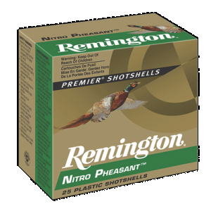 REMINGTON Nitro Pheasant Loads 12 Ga. 2.75 In. 1 1/4 Oz. 5 Shot 25 Rd.