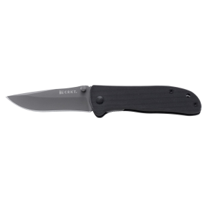 Columbia River Knife & Tool CRKT 6450K Drifter 2.88" Folding Plain Gray TiCN 8Cr14MoV SS Blade/Black G10 Handle Includes Pocket Clip - $35.08 at Shooting Surplus