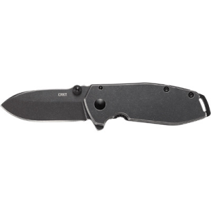 Columbia River Knife & Tool CRKT 2493 SQUID Assisted 2.37" Folding Drop Point Plain Black Stonewashed 8Cr14MoV SS Blade/Black Stonewashed Stainless Steel Handle Includes Pocket Clip - $35.66 at Shooting Surplus
