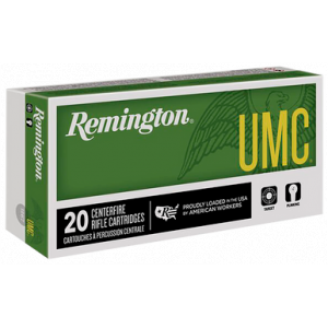 REMINGTON Umc Centerfire Rifle Ammo 22-250 Rem. 45 Gr. Jhp 20 Rd.