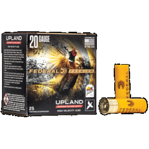 FEDERAL Premium Upland Wing-shok Ammo 20 Ga. 2.75 In. 1 Oz. 6 Shot 25 Rd.