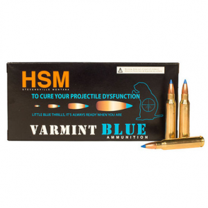 Hsm Varmint Blue 223rem 55gr Blitz King 20/25