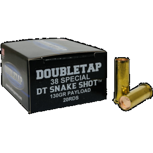 DOUBLETAP Ammunition 38spss2 Snake Shot 38special 130gr 20 Rounds