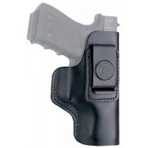 DeSantis Gunhide 031BAR7Z0 Insider IWB Black Leather Belt Clip Fits Colt Mustang/Kel-Tec P-3AT Right Hand