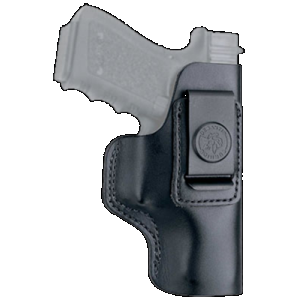 DeSantis Gunhide 031BA02Z0 Insider IWB Black Leather Belt Clip Fits S&W J Frame/Taurus 85 2-2.25" Barrels Right Hand