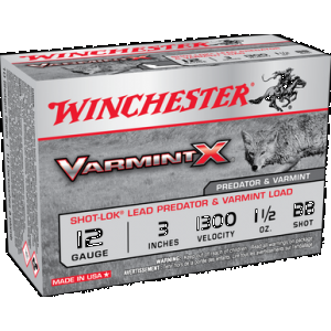 WINCHESTER Varmint X Shot-lok Load 12 Ga. 3 In. 1 1/2 Oz. Bb Shot 10 Rd.