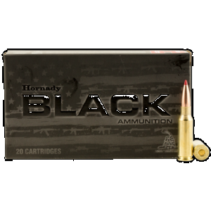 HORNADY Black Rifle Ammo 6.5 Grendel 123 Gr. Eld Match Black 20 Rd.