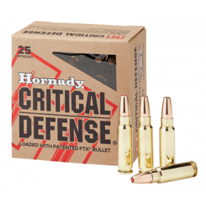 HORNADY Critical Defense Pistol Ammo 5.7x28 40 Gr. Ftx Cd 25 Rd.